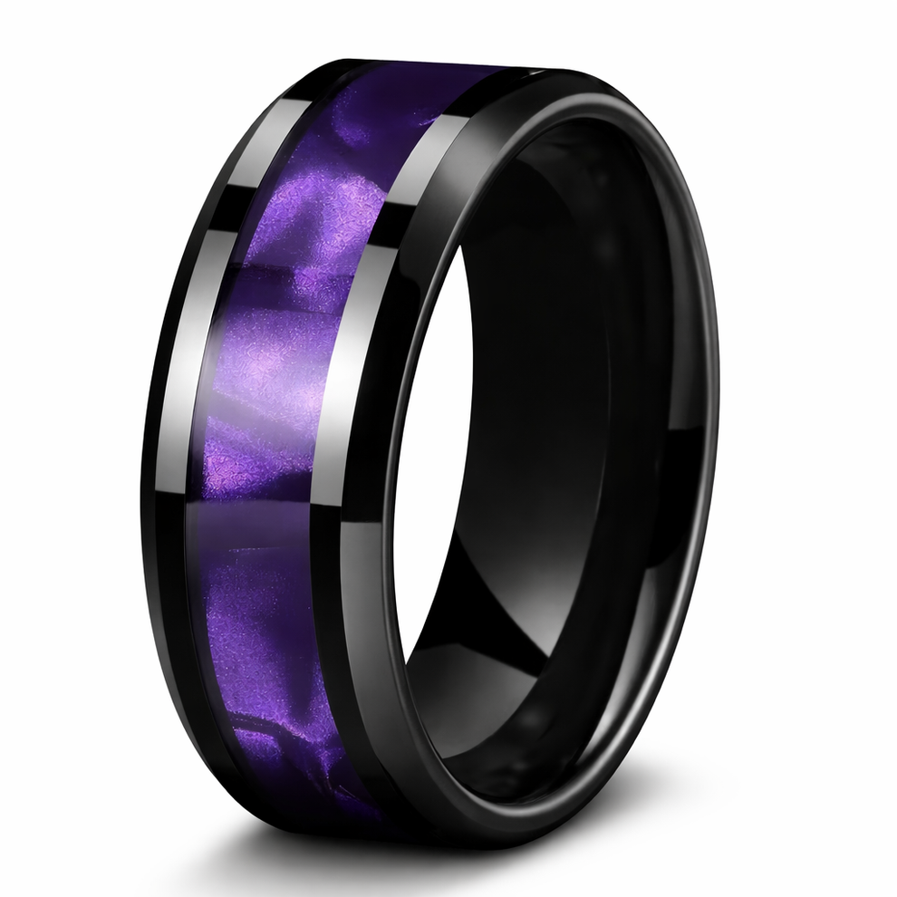 Emerald Engagement Ring Set for Couples